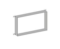 Emco Prime ASIS 9497 05 x 74-Armario con Espejo de luz LED, Aluminio, Normal