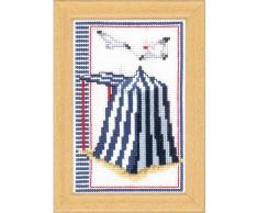 Vervaco tienda de campaña de playa juego de punto de cruz