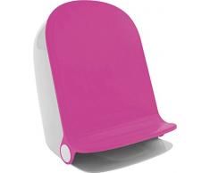 Gedy Papelera con Pedal, Polipropileno, Fucsia, 23.2x29x27.3 cm