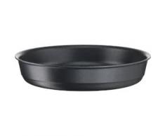 Lagostina Ingenio Mineralis Green Grill 26 cm, Parrilla antiadherente de aluminio fundido con mango ventilable, indicador de cocción térmico y fondo de inducción integral, parrilla para gas y horno