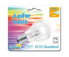 Jupiter LAMPARA Basic Eco Stand. Clasica 28W E27 BL, Negro, Estandar