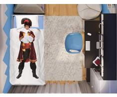 Juego de funda nordica Digital Kids, Pirata, 1 Plaza