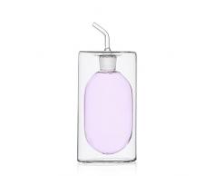 Ichendorf Milano Aceitera de dos paredes rosa 250 ml colecciÃ³n Cilindro color doble pared