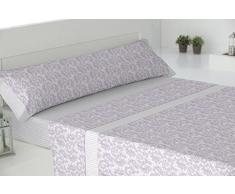 Todomueble Hierro Juego de SÃ¡banas cama de 180, AlgodÃ³n, Malva