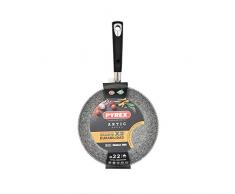Pyrex ARTIC Sartén aluminio, 22cm, Inducción total, Antiadherente tricapa granite, Gran durabilidad, ACUÑADO