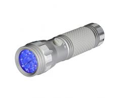 Varta 36497 Linterna UV Light Ultravioleta 8,5h 3AAA, Plata