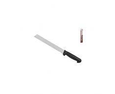 HOME 0 - Cuchillo Helado, Mango Negro, 24 cm, Utensilios de Cocina, plástico