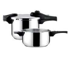 Tescoma JGO 2 OLLAS A PRESION 4+6L Bio Exclusive+ Duo, Acero Inoxidable, Multicolor