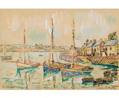 Cuadro Le Conquet. Impresión digital sobre lienzo. Pintura de Paul Signac