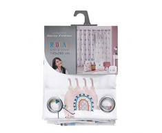 Douceur dIntÃ©rieur Cortina con Ojales, 140 x 260 cm, poliÃ©ster, Estampado Happy