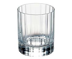 Luigi Bormioli 7540470 Bach-Caja de 6 Vasos Bajos Cristal, Transparente, 7,5 x 7,5 x 9 cm.
