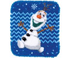 VervacoÂ âÂ Kit para Alfombra con Forma de Olaf de Ganchillo Kit, Multicolor