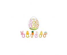 Decora 0255059 - Juego de 6 cortapastas mini Easter de plÃ¡stico