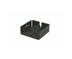 Servilletero de acero Black Cat