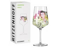 RITZENHOFF Olaf Hajek 2931007 - Tarro de aperitivo (cristal, 544 ml, apto para lavavajillas, en caja de regalo, color morado, verde, rojo