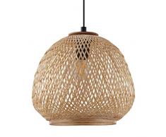 Eglo Dembleby , LÃ¡mpara colgante de techo , 1 foco, estilo vintage, natural , color marrÃ³n claro