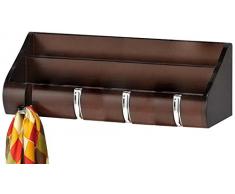 BHP Perchero De Pared Marrón 38,5x12,5x10cm