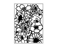 Carabelle Studio Embossing Folder Carpeta De Estampación, Plantilla Composición Floral, Flores, 10,8 x 14,6 x 0,11 cm