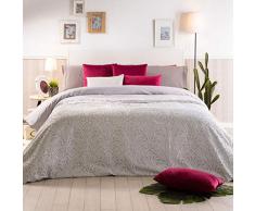 Sancarlos Scott Fundas NÃ³rdicas Bordadas, Polyester, Tostado, Cama 90