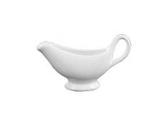 Wilmax WL-996013/A - Salsera de porcelana, color blanco, capacidad de 170 mL