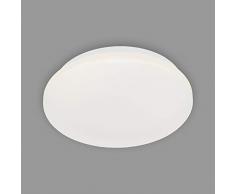 Briloner Leuchten - Luz de techo LED, luz de baño, lámpara de baño, IP44, 12 vatios, 1.200 lúmenes, 4.000 kelvin, blanco, à 28,8cm