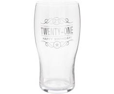 Maturi Vaso de cerveza de 21 cumpleaÃ±os, 570 ml