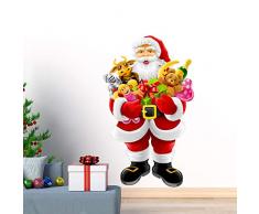 Ambiance Sticker Stickers Adhesivos Navidad | Adhesivo Decorativo Adhesivo el papÃ¡ Noel apporte los RegalosÂ âÂ decoraciÃ³n de Pared Fiestas de Navidad | 70Â x 40Â cm