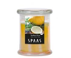 Spaas - Vela aromÃ¡tica en Tarro de Cristal para el hogar, Cera de parafina, 91 mm de diÃ¡metro x 100 mm de Alto