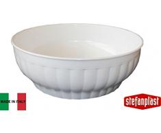 Stefanplast Acanalado ensaladera, Blanco, 30Â x 34Â x 30Â cm