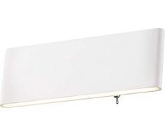 GLOBO LÃ¡mpara de pared LED SIEGFRIED acrÃ­lico se ilumina hacia arriba y hacia abajo, 1 LED de 8 W, incluye blanco