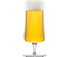 Schott Zwiesel Beer Basic Pils 130006 - Juego de 4 vasos de cristal (0,3 L, 7,6 x 7,6 x 17,8 cm), color transparente