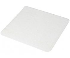 Papillon Alfombrilla Antideslizante para bañera y Ducha, Caucho Natural, Blanco, 55 x 55 x 1 cm