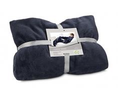 Römer Wellness Almohada Cervical, Exterior poliéster, Interior: 100% algodón, Azul, 35 x 27 x 3.5 cm