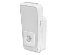 LEDVANCE LUNETTA TORCH Luz nocturna con sensor y linterna integrados, 2W, 10lm, luz blanca, blanca frÃa y blanco frÃo (3000 & 4000 & 6500K), enchufe EU integrado, ideal para uso en interiores