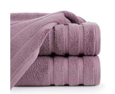 Eurofirany Emil Toalla de Mano de algodÃ³n con Cenefa Suave diseÃ±o Grueso, Juego de 3 Unidades, Rosa, 70 x 140 cm