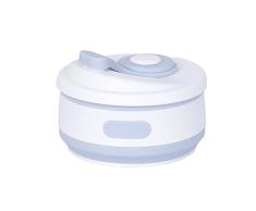 Helio Ferretti Vaso de Silicona Plegable, Azul