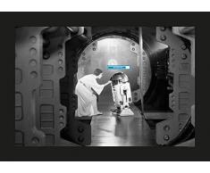 Komar Wandbild Von Star Wars Classic Leia R2D2 Upload | Kinderzimmer, Jugendzimmer, Dekoration, Kunstdruck | ohne Rahmen | WB126-70x50 fotomural, carbÃ³n