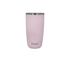 Swell Vaso con Tapa, 530 ml, topacio Rosa, Taza de Viaje aislada al vacÃo con Tapa emergente, para Bebidas Calientes y frÃas, sobre la Marcha hasta 12 Horas frÃas/4 Horas Calientes