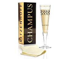 RITZENHOFF 1070272 Champus - Copa de champán, cristal, 205 ml
