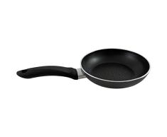 San Ignacio SARTEN Apta para INDUCCION 20cm Soft Touch Tempo, Aluminio, Negro, 20 cm