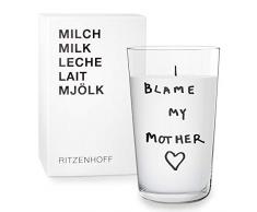RITZENHOFF Next Milk Hugo Guinness - Vaso para Leche (Cristal, 250 ml)