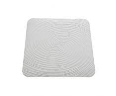 FERIDRAS Vortice Antideslizante Alfombrilla, de Goma, Blanco, 2 x 22 x 64 cm