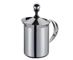 Cilio Cappuccino Creamer Classic 6T - Cafetera de Goteo (Acero Inoxidable, 800 ml), Color Plateado