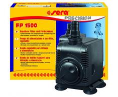 Sera 30596 de Bomba de extracción y filtro FP 1500 regulable para agua mar y agua dulce (Qmax: 1500 L/h hmax: 2,50 m a 25 W con conector de la UE y 20 mm schlach del surtidor y 1,8 m cable de alimentación)