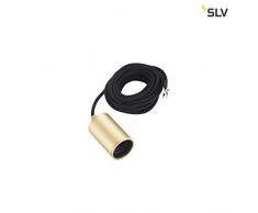 SLV FITU PD - Lámpara de techo para interior, E27, oro suave, máx. 60 W, 5 m, aluminio, 0 W.