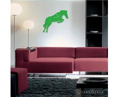 FLEXISTYLE - Reloj de Pared, Color Verde