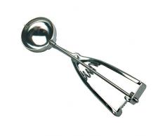 PIAZZA Dispensador de Helado de Acero Inoxidable Mm 43 Utensilios de Cocina, Multicolor, One Size