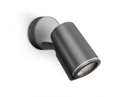 Steinel Spot ONE - Foco led (casquillo GU10, 520 lm, 7 W, aluminio, se puede conectar mediante cable)