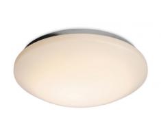 Firstlight 8342CH Siena - Lámpara de techo (policarbonato satinado, 176 LED tipo IP44, 12 W, 850 lúmenes, luz blanca)