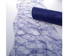 Deko AS GmbH sizoweb Mesa Banda Onda Tipo de Color Azul Oscuro Aprox. 25 cm Rollo 25 Metros – 64 W 035 de R 250